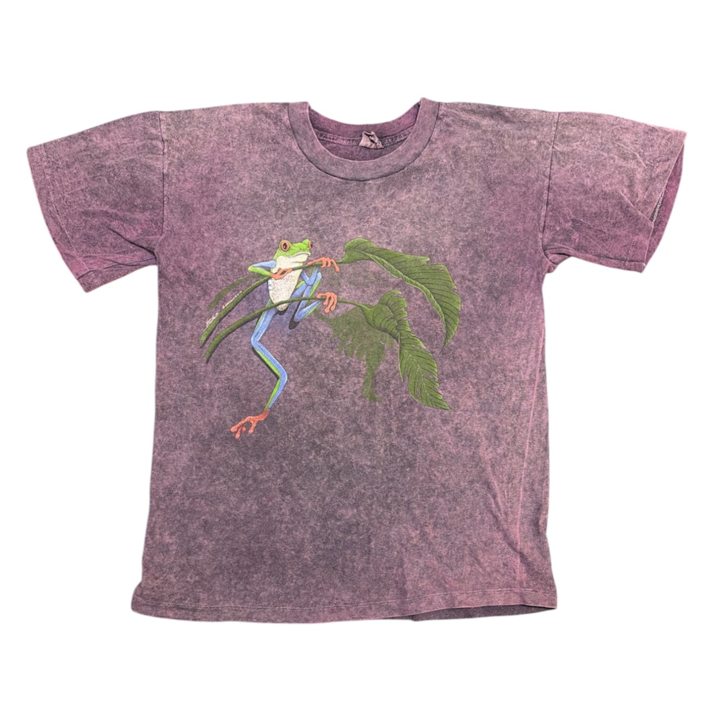 Vintage Tree Frog Amphibian Purple Tshirt