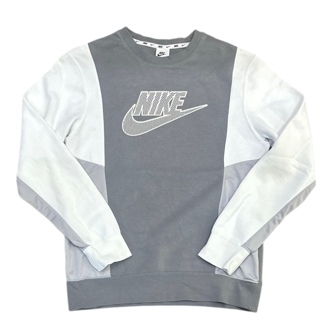 Nike Hybrid Grey White Crewneck