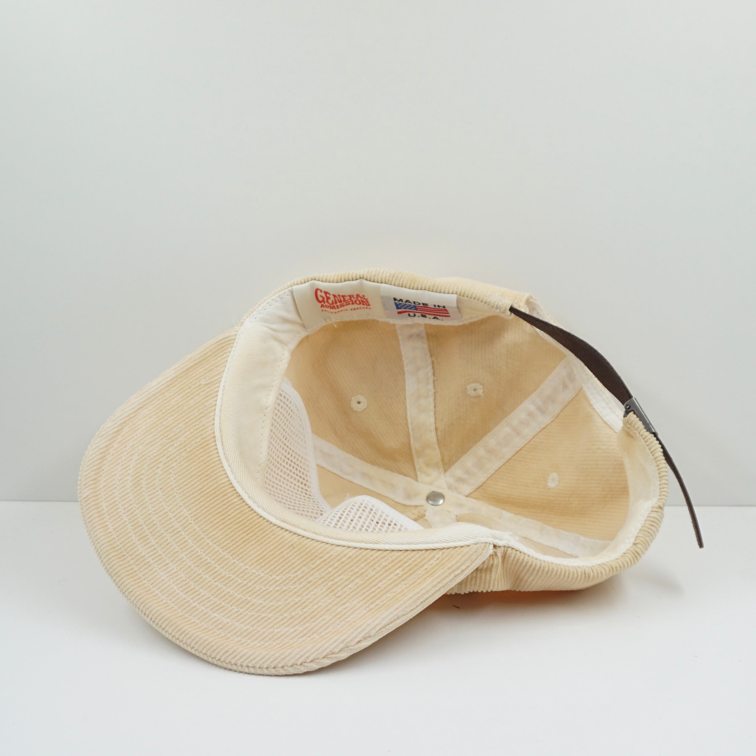General Admissions Tuesday Corduroy Beige Adjustable Cap