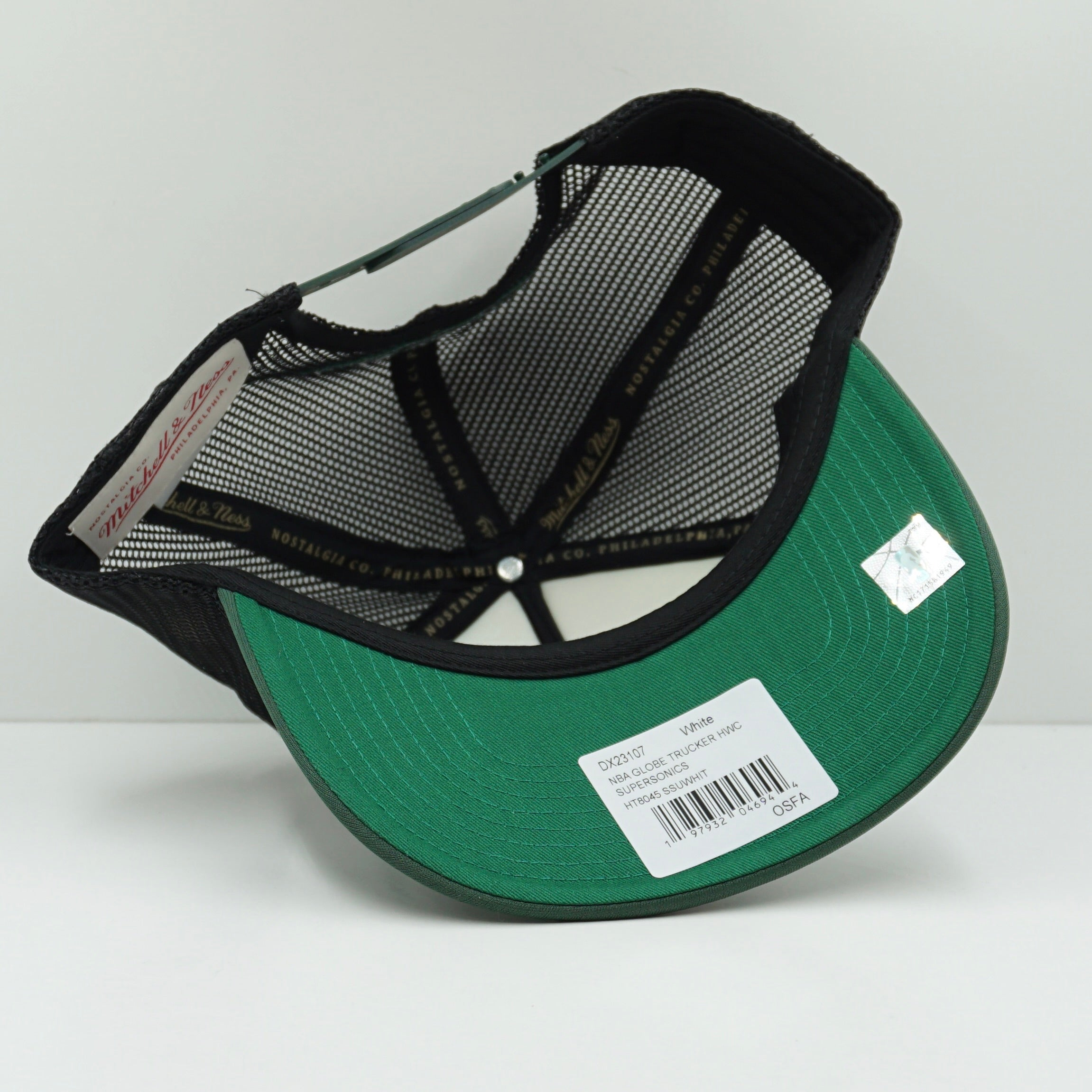 Mitchell & Ness Seattle Sonics Adjustable Fit Trucker Snapback Cap