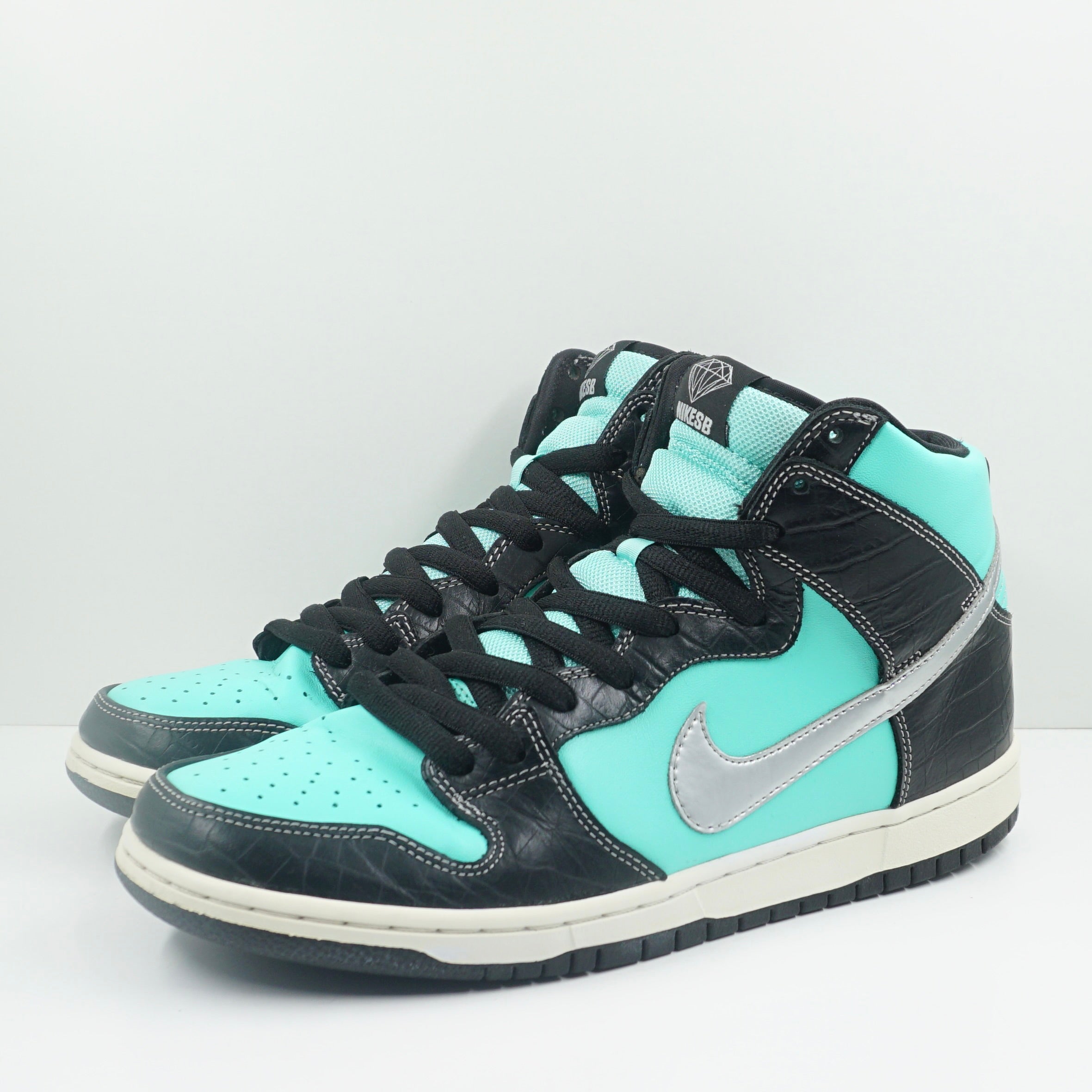 Nike SB Dunk High Diamond Supply Co. Aqua Blue