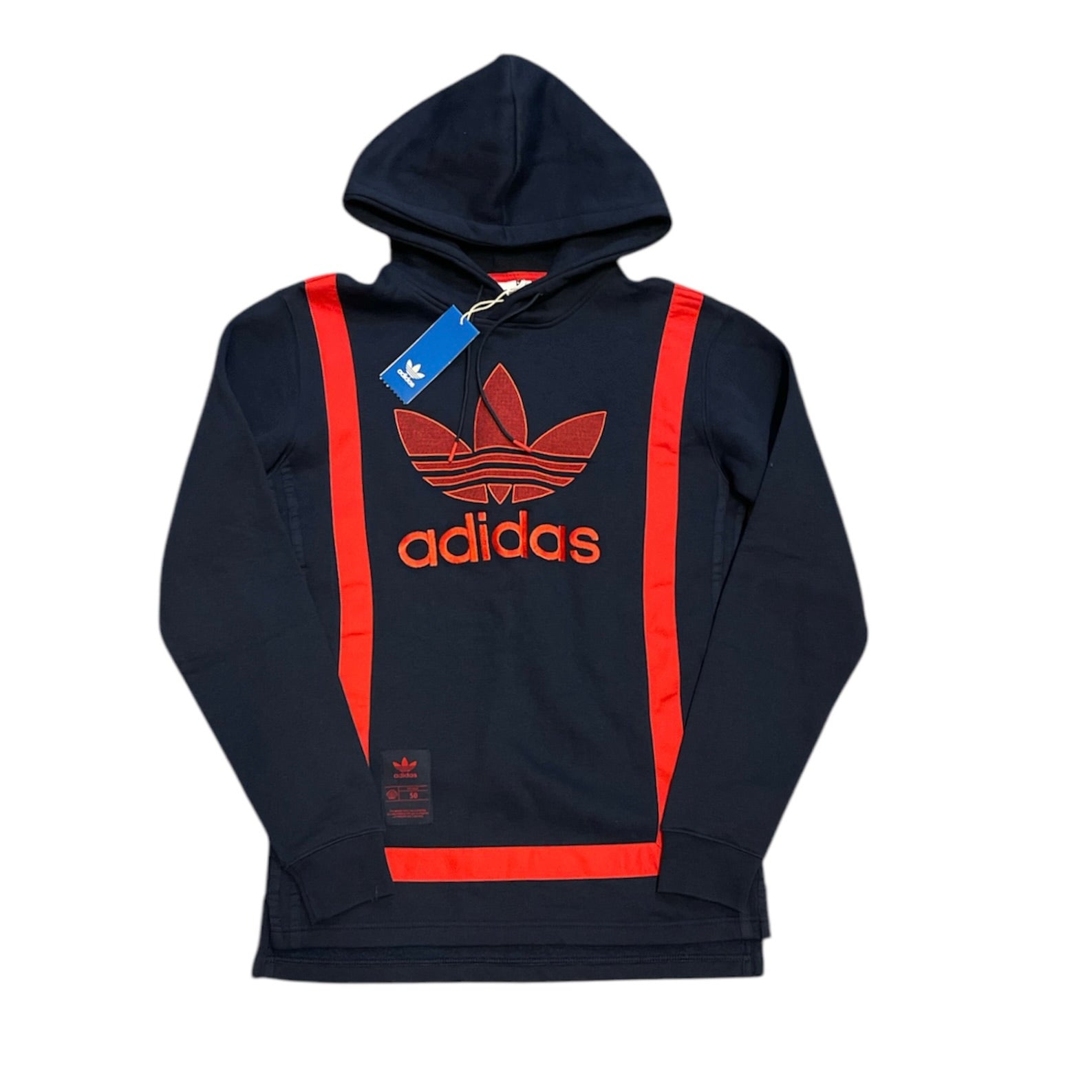 Adidas Red Navy Warmup Hoodie