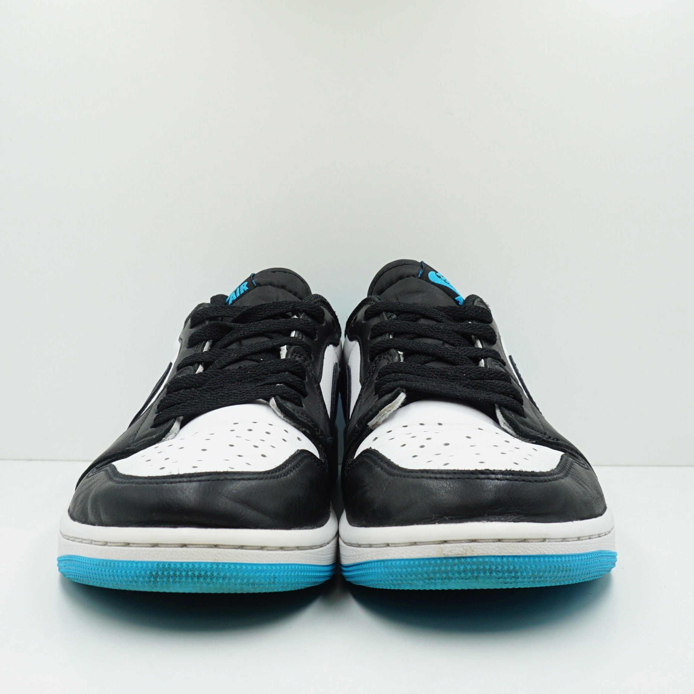 Jordan 1 Retro Low OG Black Dark Powder Blue