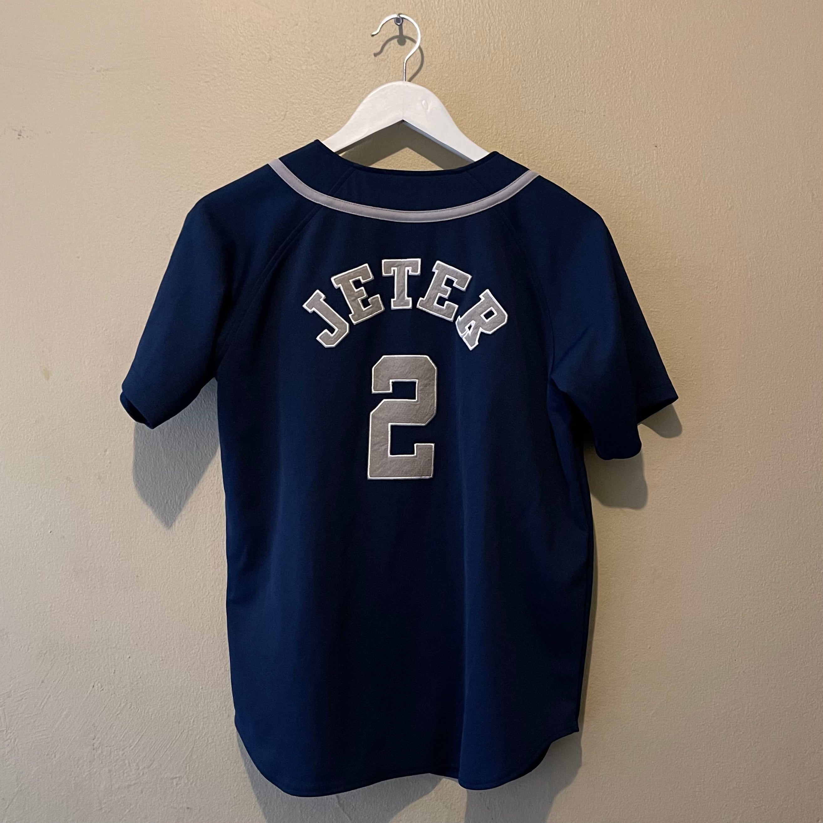 Nike New York Yankees Jeter #2 Baseball Jersey (Youth)