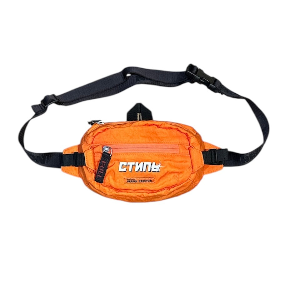 Heron Preston CTNMB KK Orange Fanny Pack Bag