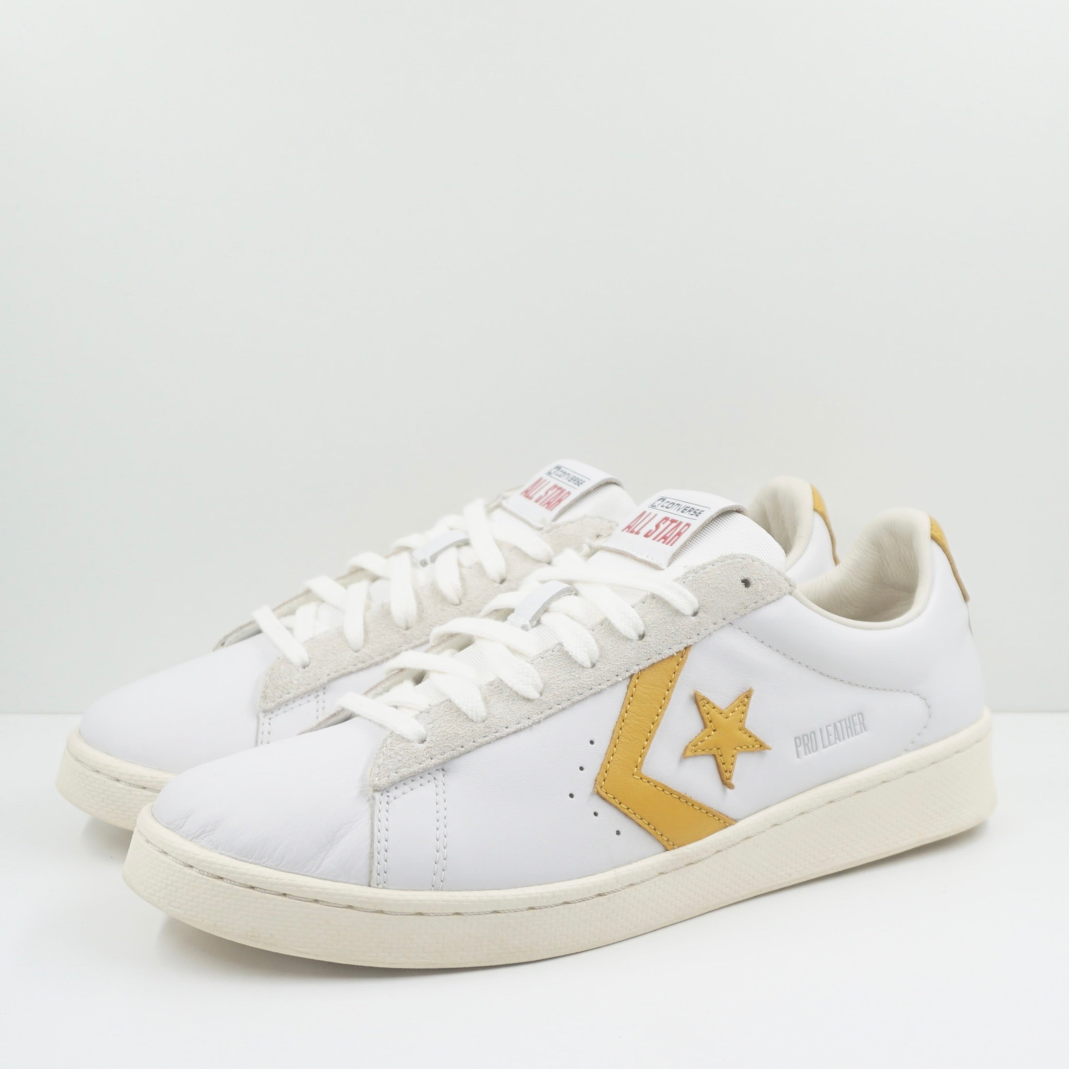 Converse Pro Leather Low White Yellow