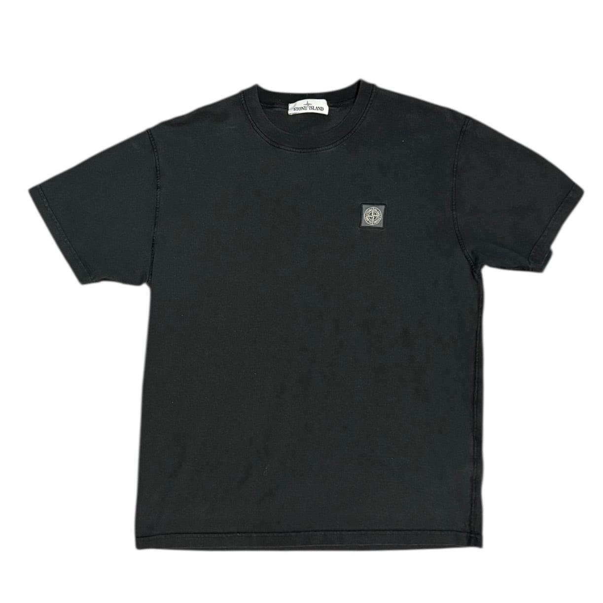 Stone Island Compass Logo Black Tshirt