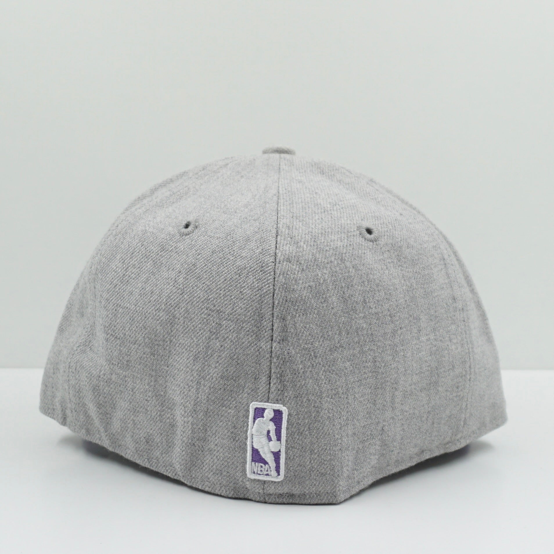 New Era Los Angeles Lakers Grey Purple Fitted Cap