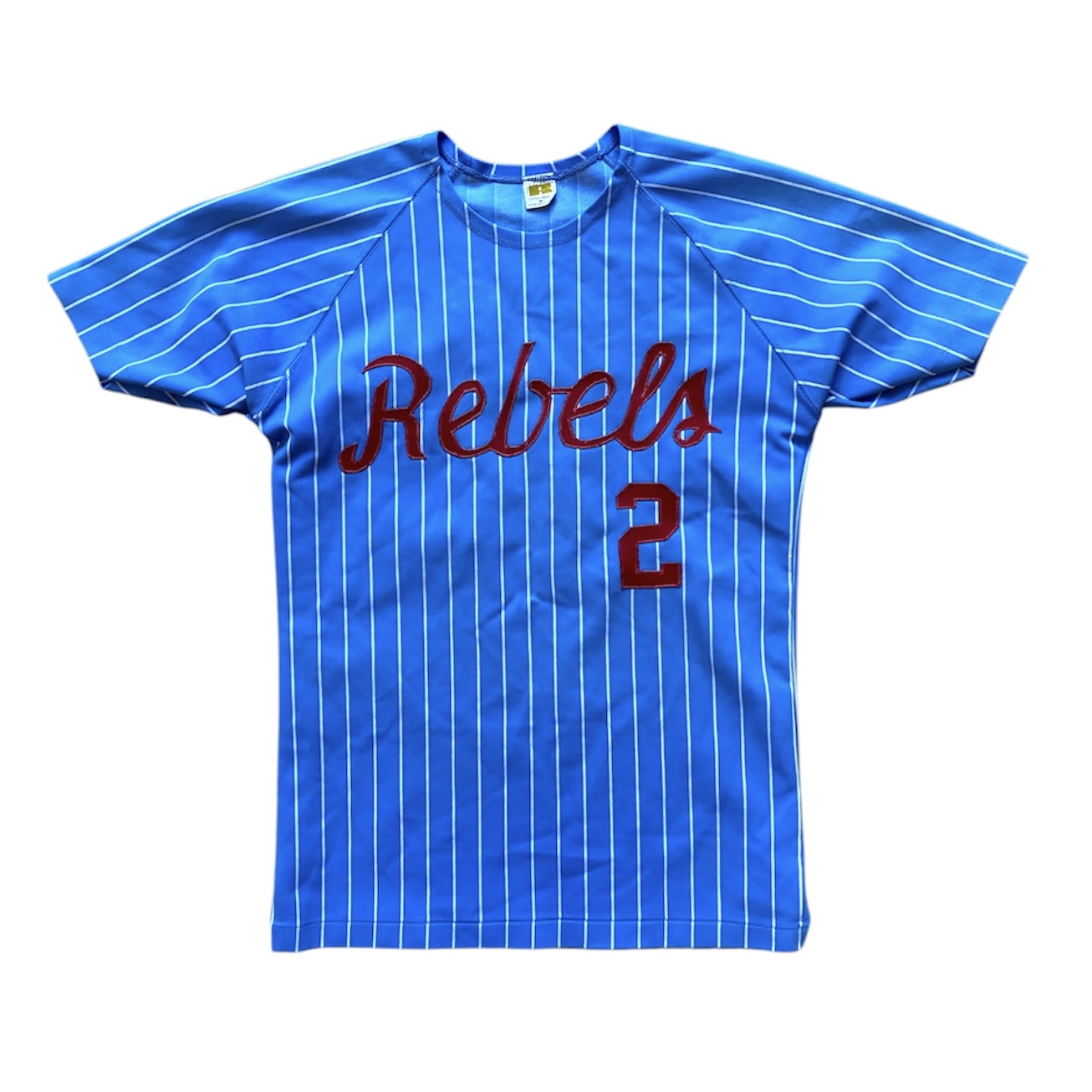 Russell Athletics #2 Rebels Pinstripe Tshirt