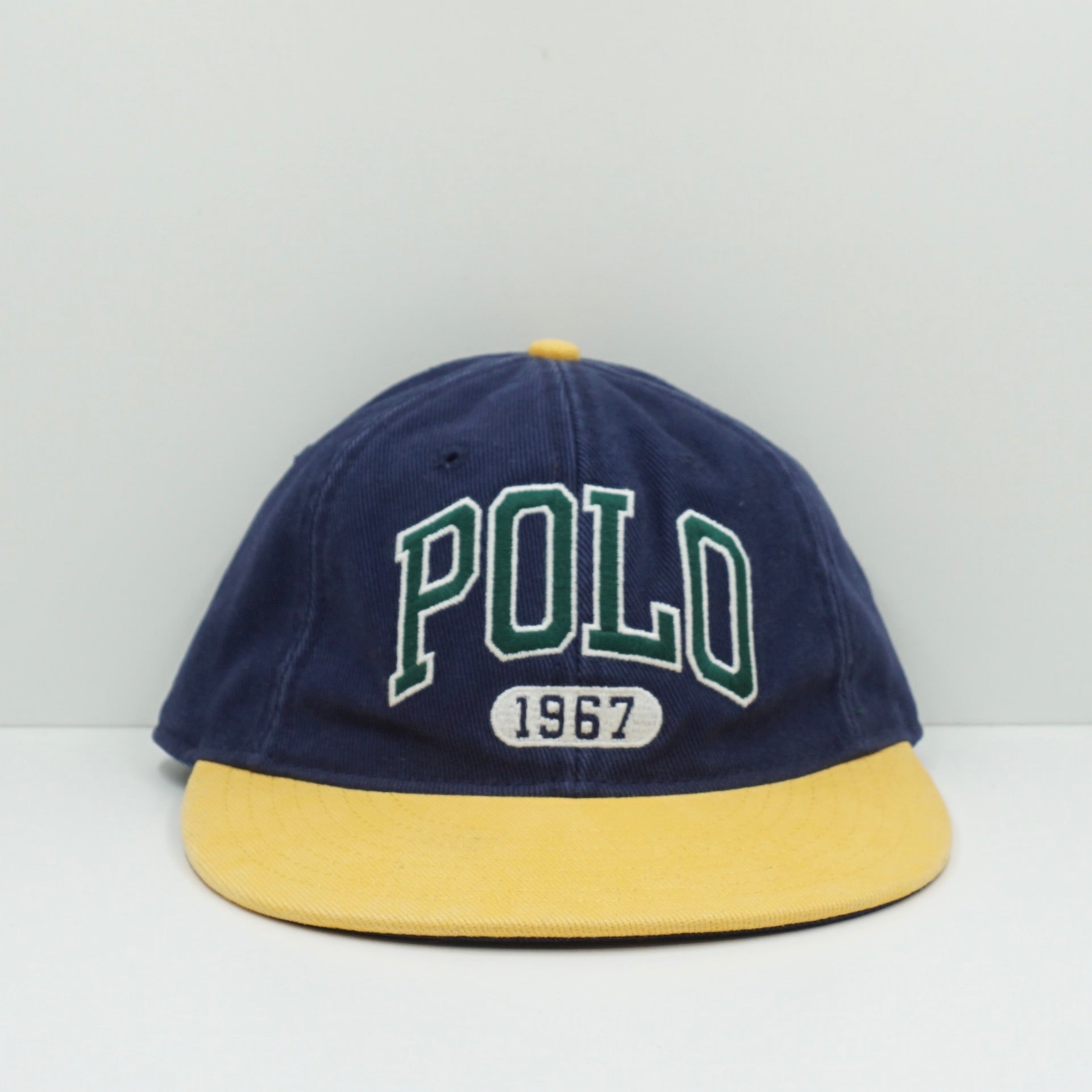 Polo Ralph Lauren Cotton Navy Yellow Adjustable Cap