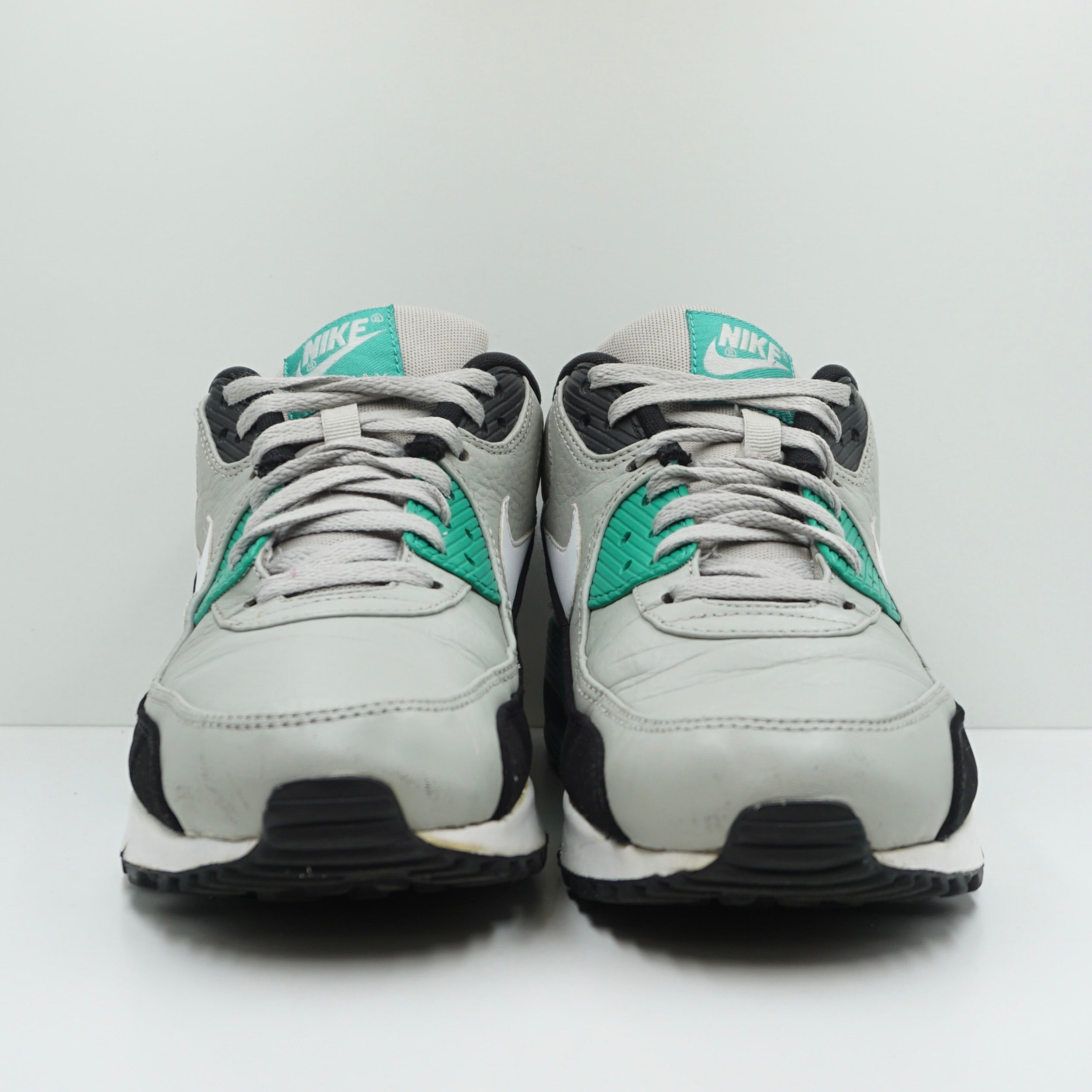 Nike Air Max 90 Leather Grey Green