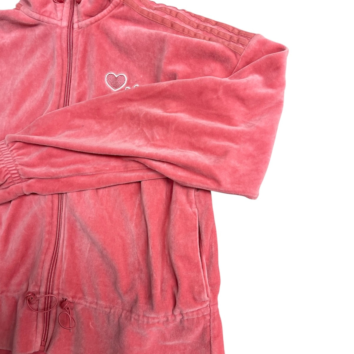 Adidas Pink Velvet Track Top (W)