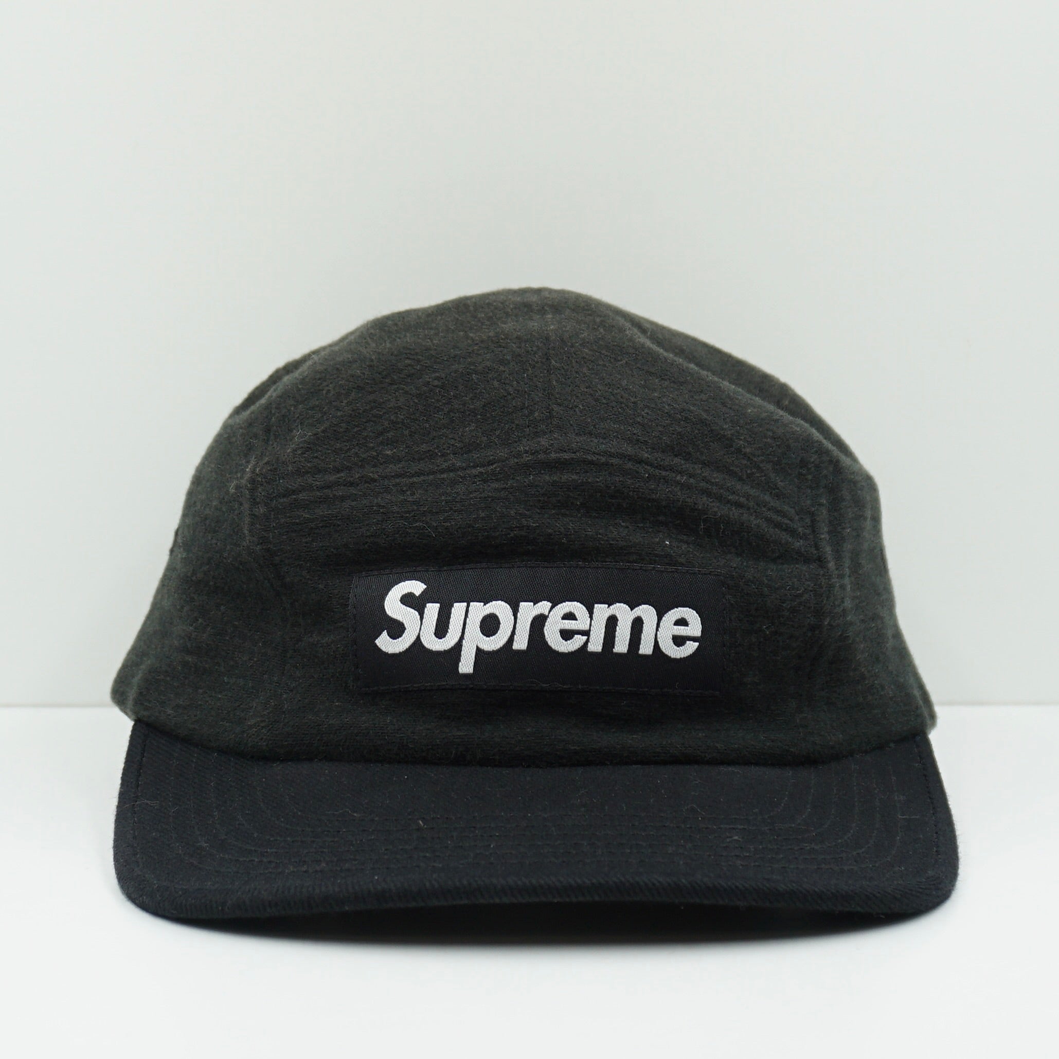 Supreme FW23 2-Tone Black Camp Cap