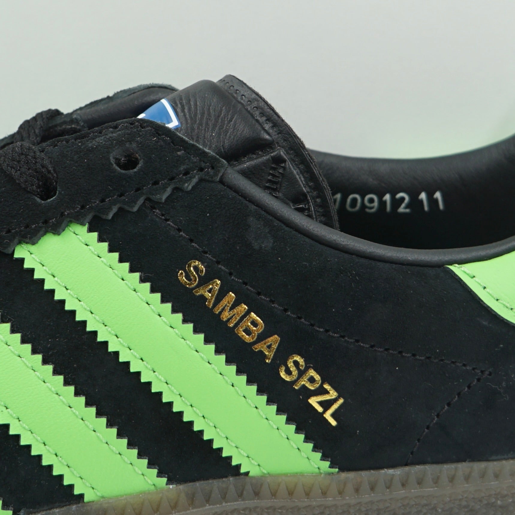 Adidas Samba Deco SPZL Black Lucid Lime