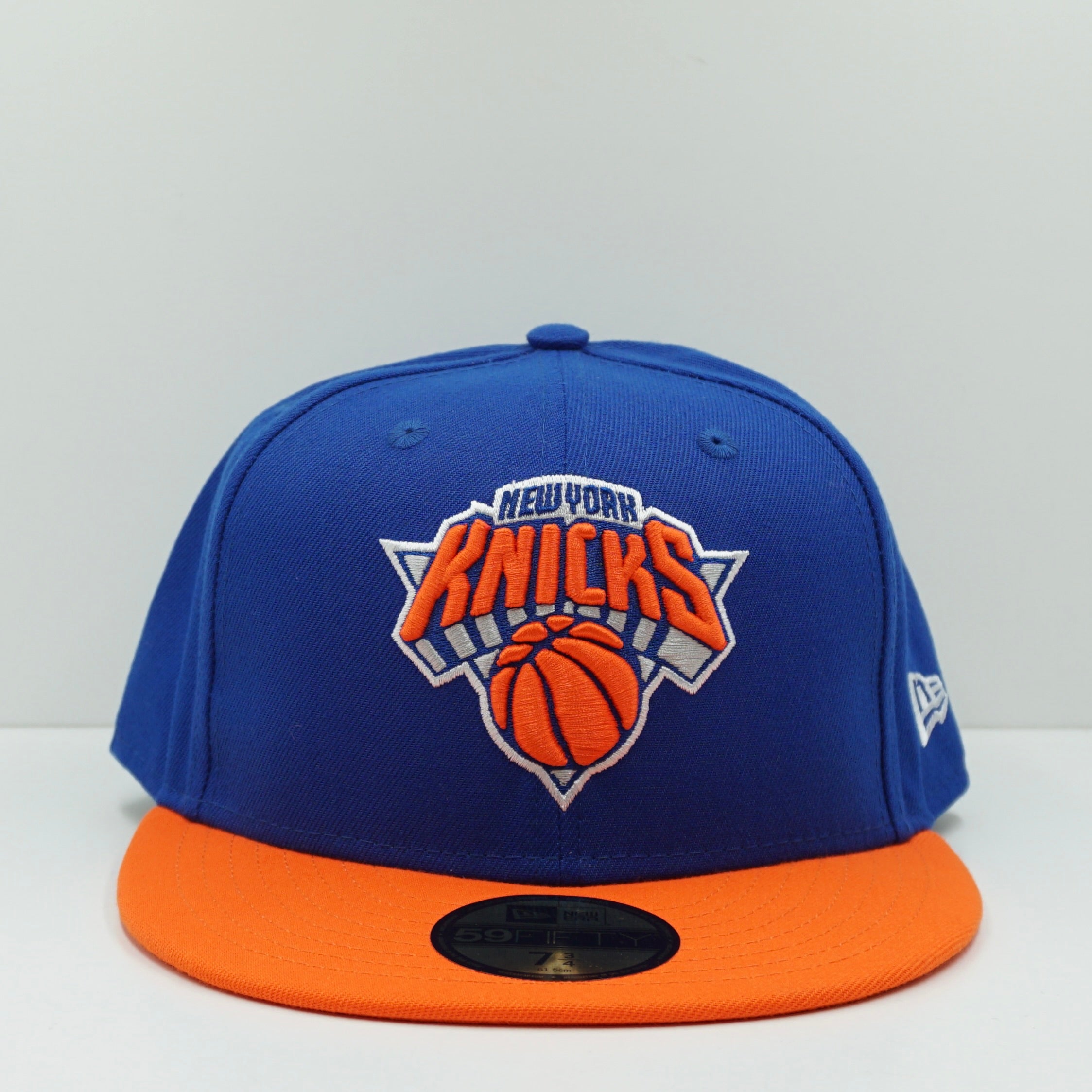 New Era New York Knicks Blue Orange Fitted Cap