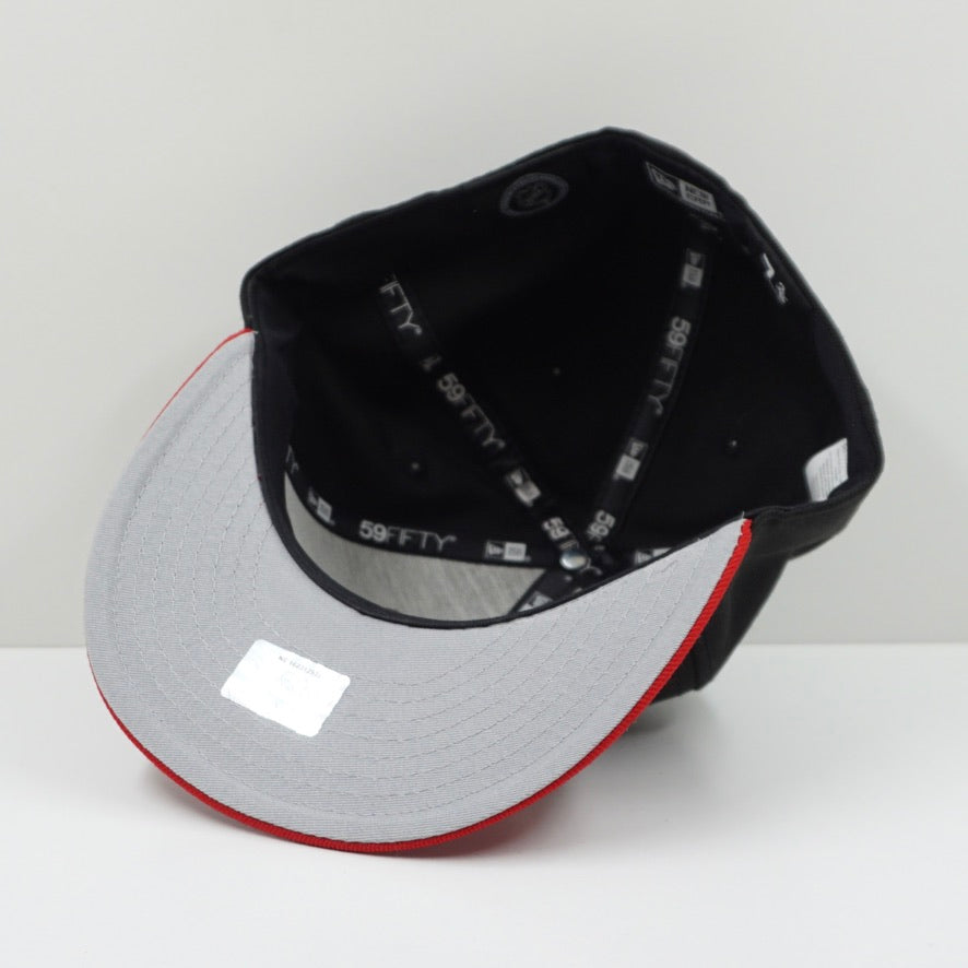 New Era Detroit Red Wings Black Red Fitted Cap