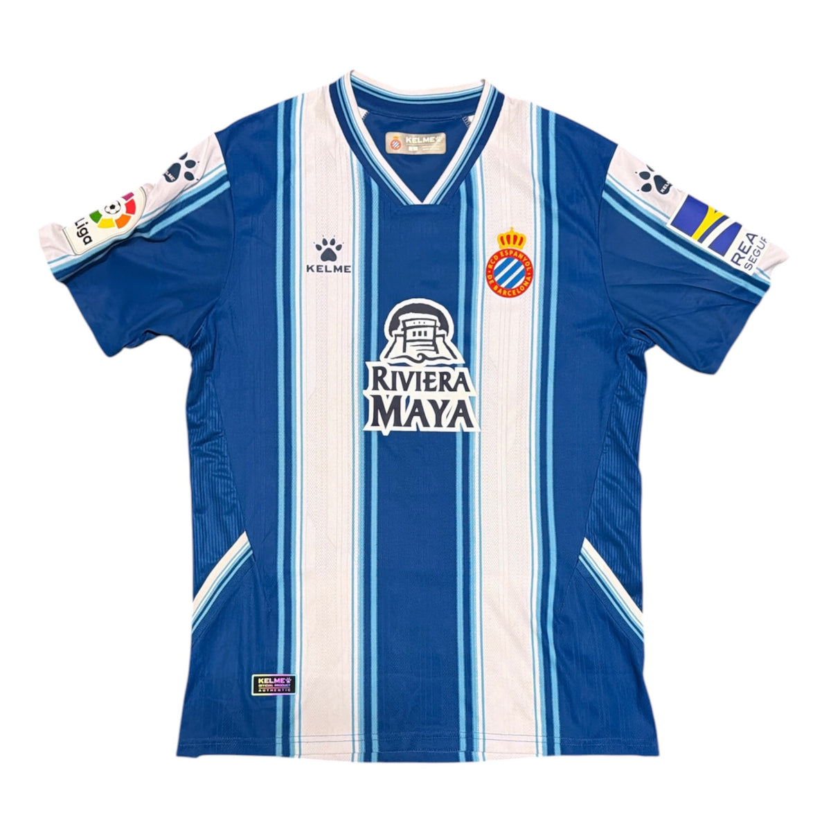 Kelme RCD Espanyol 2022/2023 Home Football Jersey