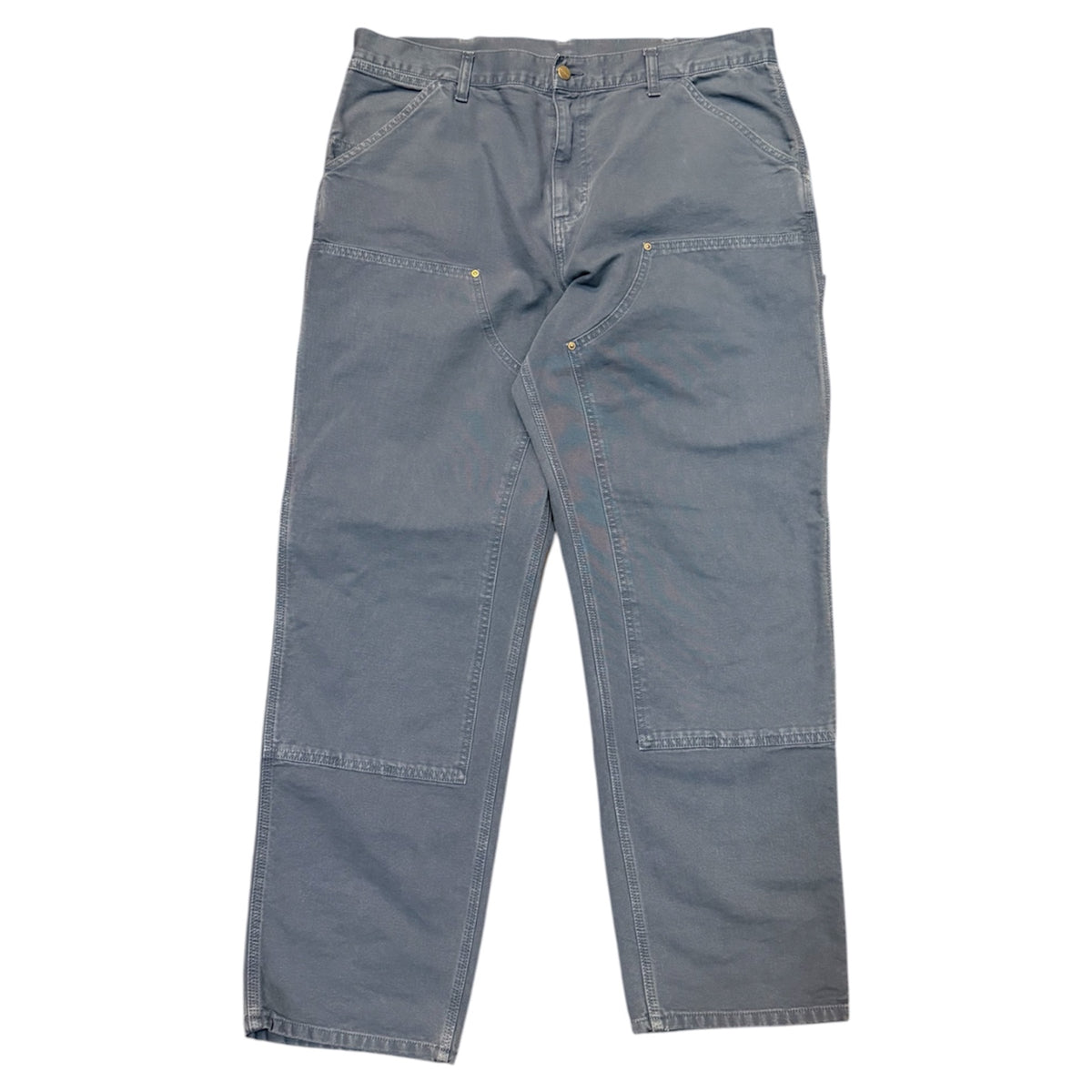 Carhartt WIP Double Knee Washed Blue Pants