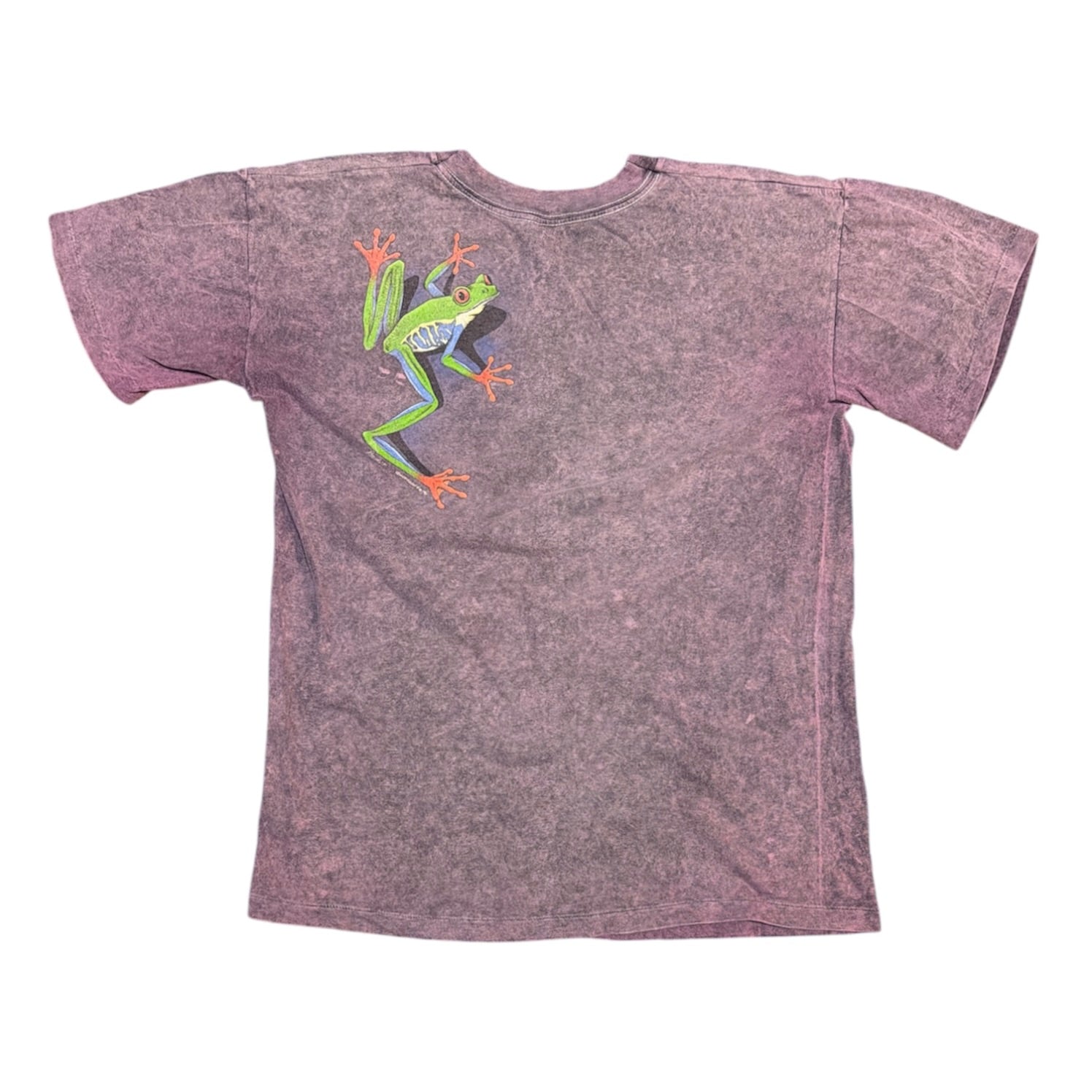 Vintage Tree Frog Amphibian Purple Tshirt