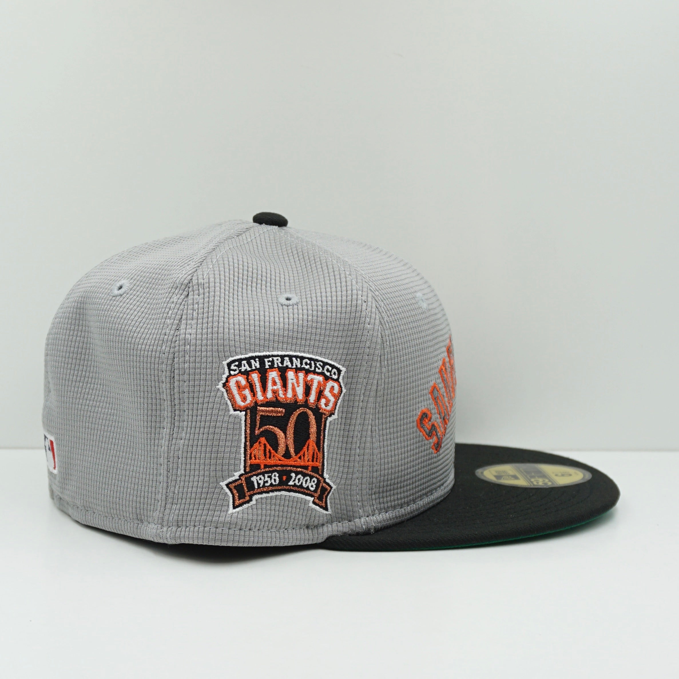 New Era Pivot Mesh Crown San Fransisco Giants Grey Black Fitted Cap