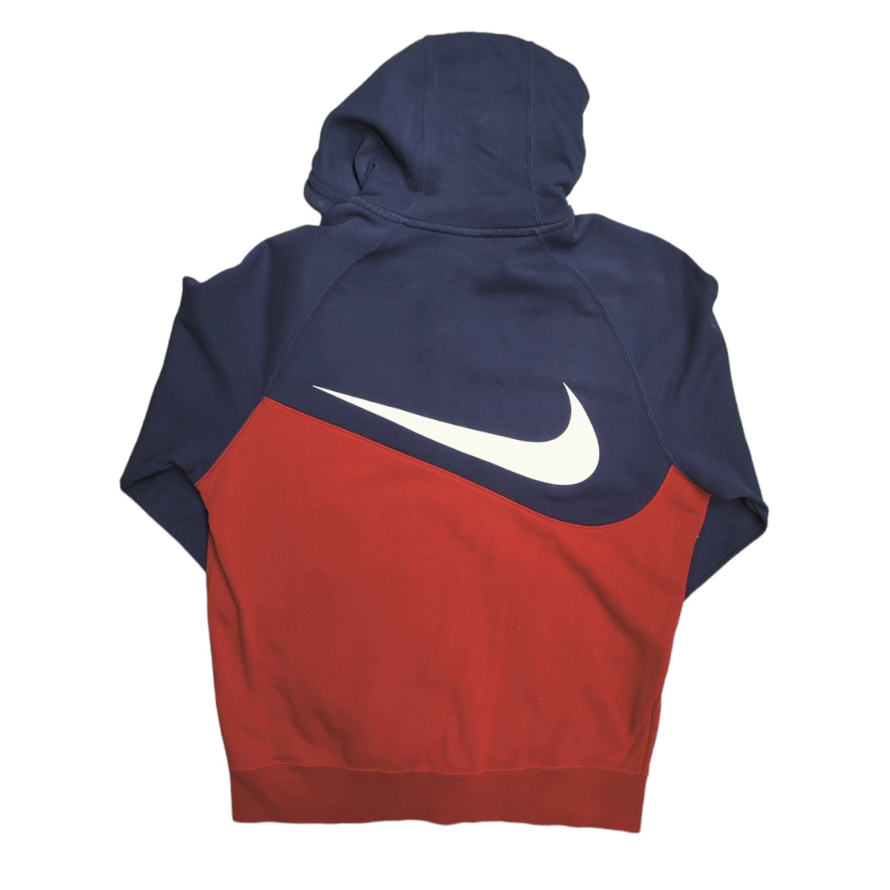 Nike Sportswear Swoosh Full Zip Hoodie Red Blue