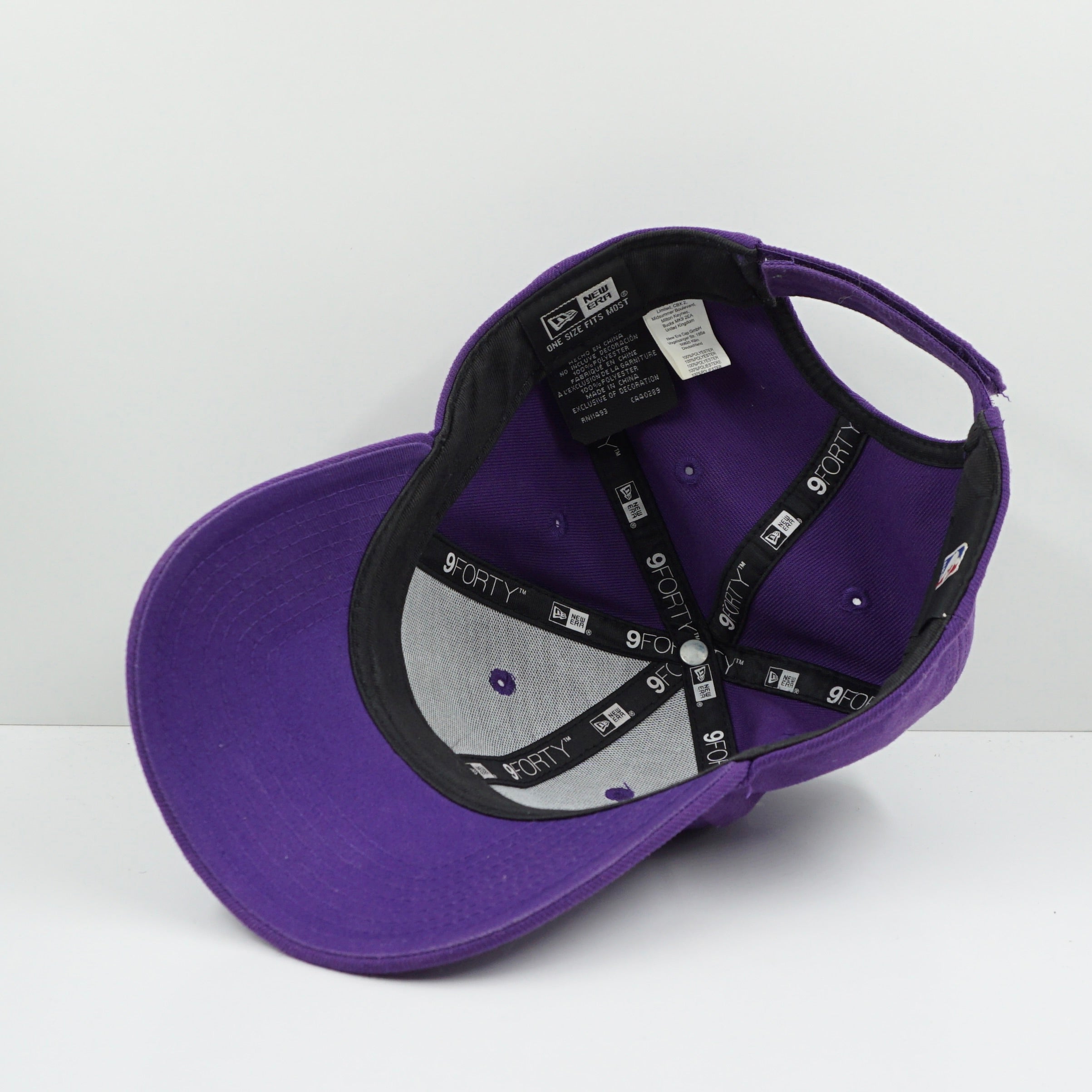 New Era Los Angeles Lakers Purple Adjustable Cap