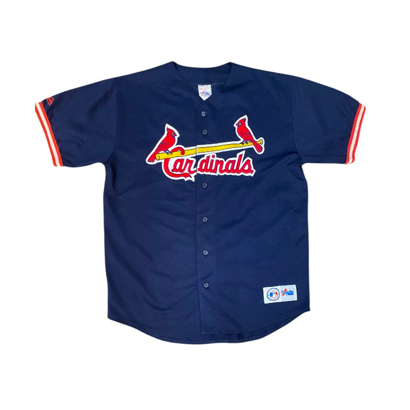 Majestic St Louis Cardinals Navy Baseball Jersey