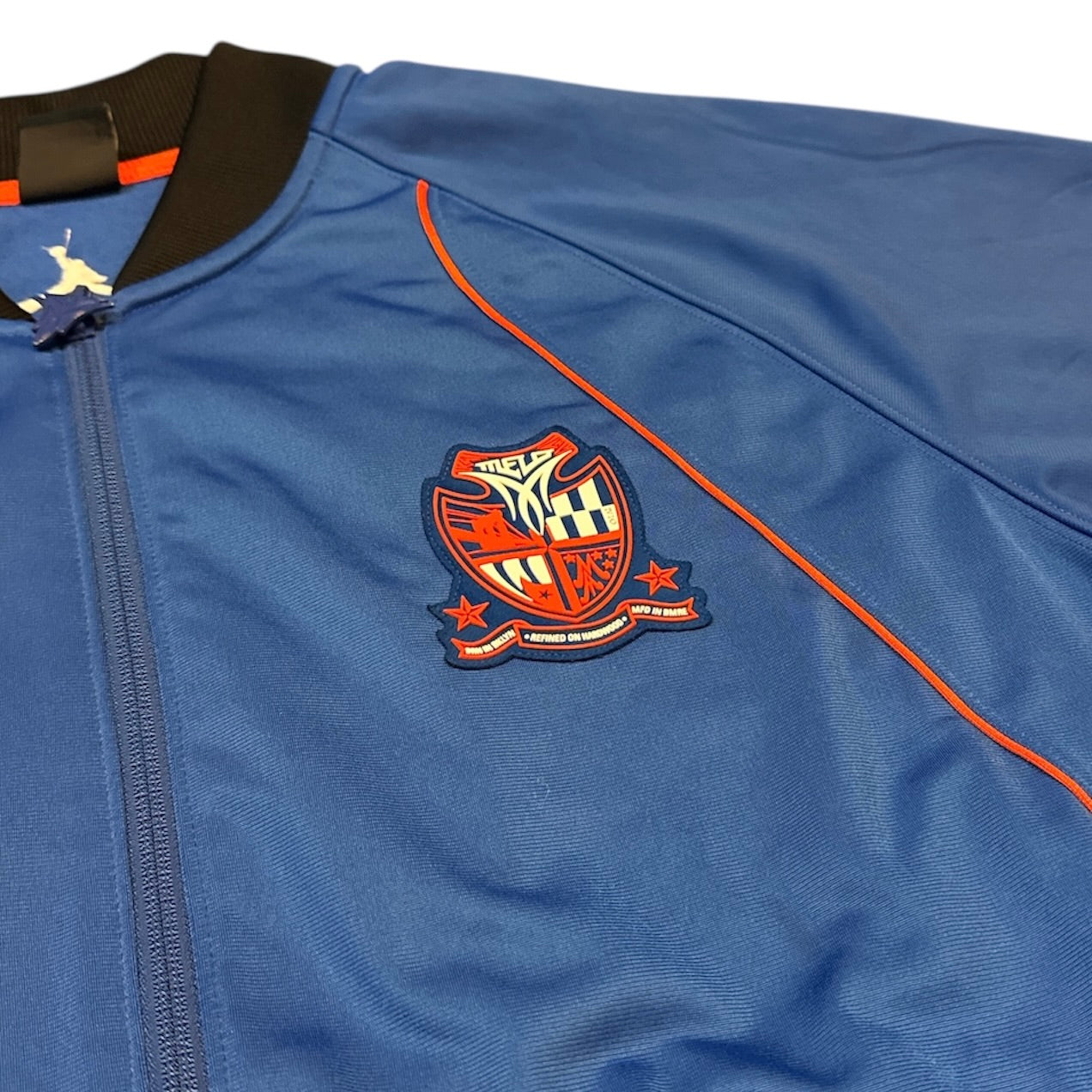 Jordan Blue Orange Carmelo Anthony Full Zip Track Top