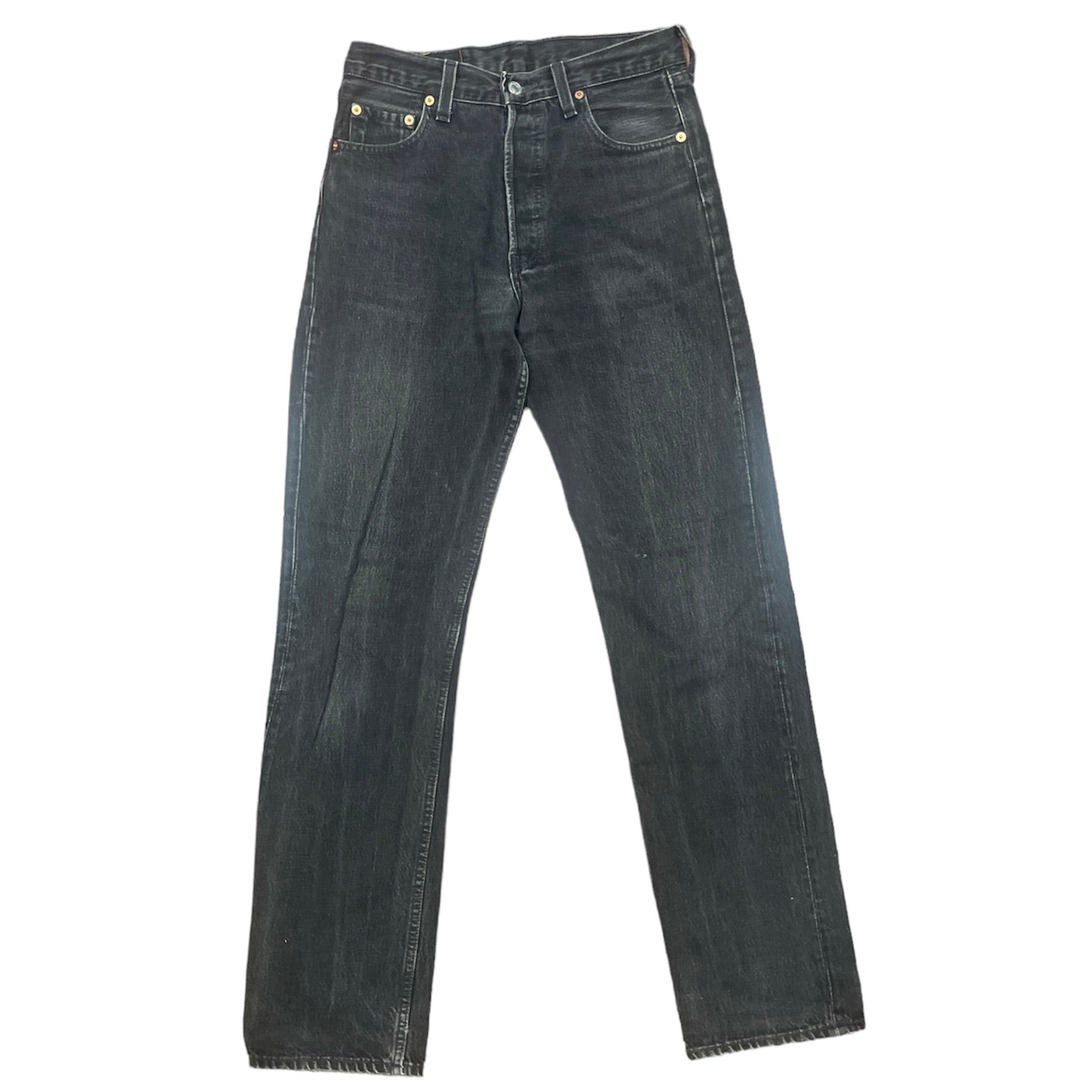 Vintage Levis 501 Grey/Black Jeans (W29/L34)