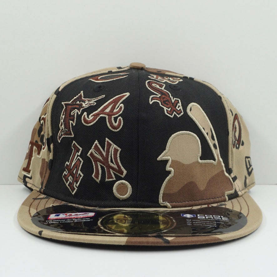 New Era All Star MLB Teams Beige Camo Fitted Cap