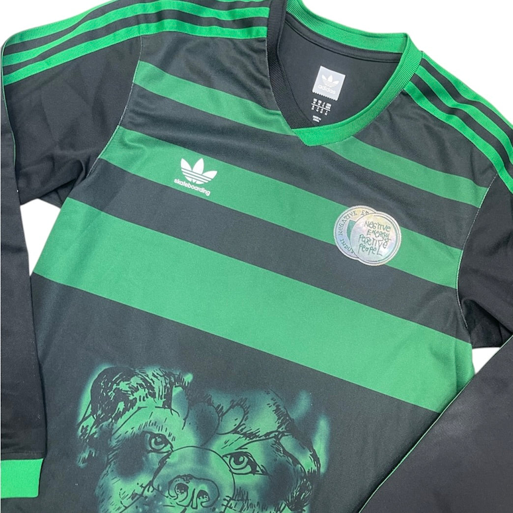 Adidas Skateboarding TyShawn 98 Black Green Jersey