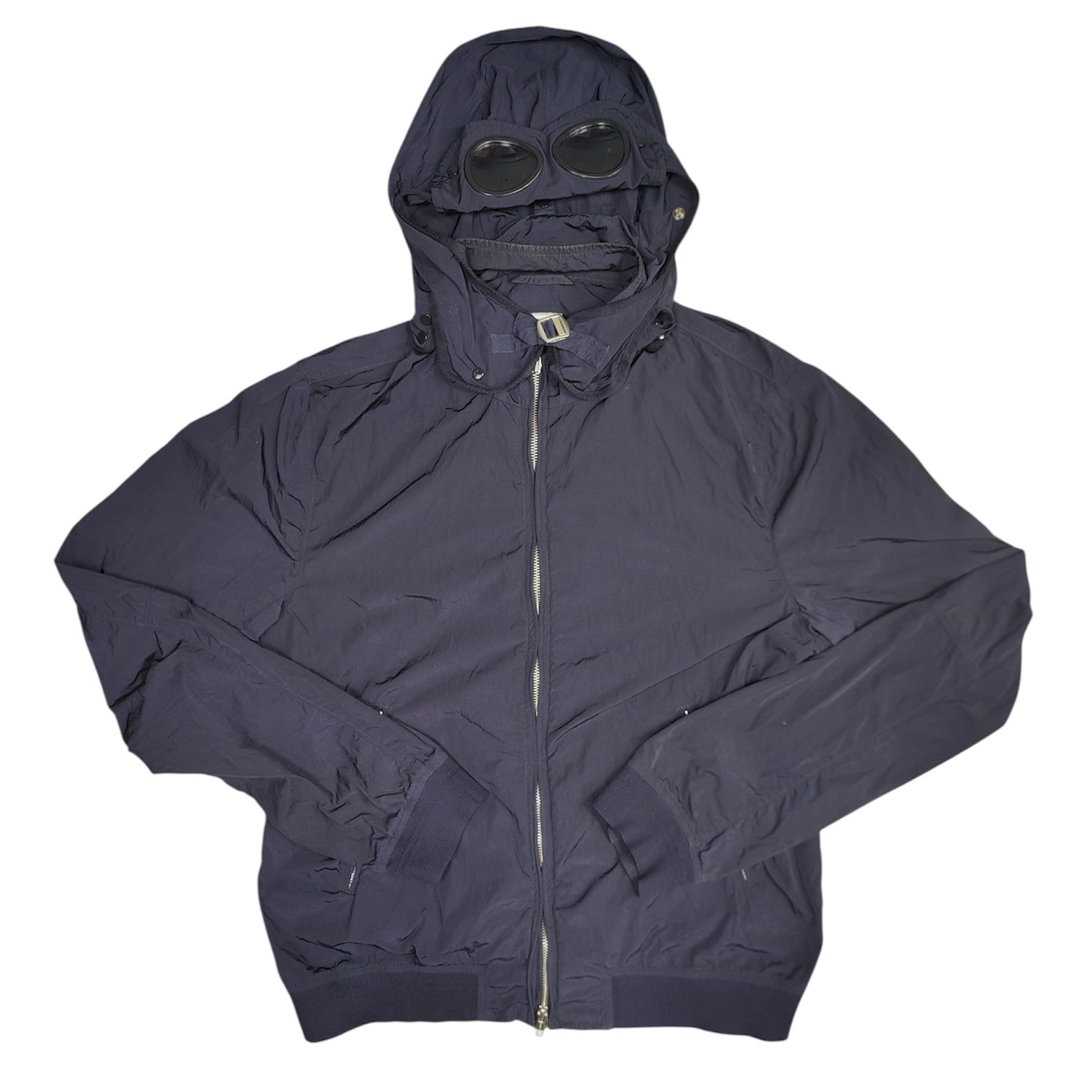 C.P. Company Navy Nylon Goggle Jacket