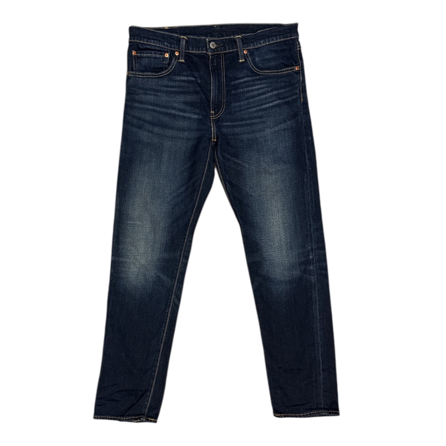 Levis 502 Taper Denim Blue Jeans
