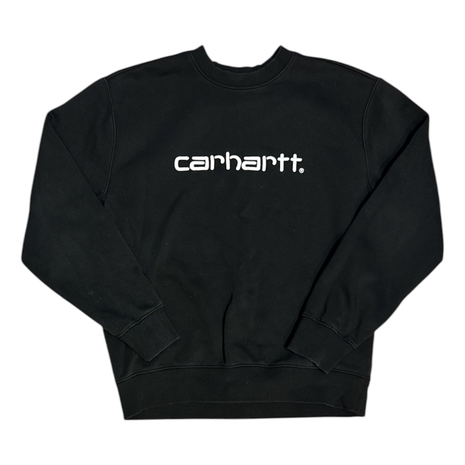 Carhartt WIP Black Script Logo Sweatshirt