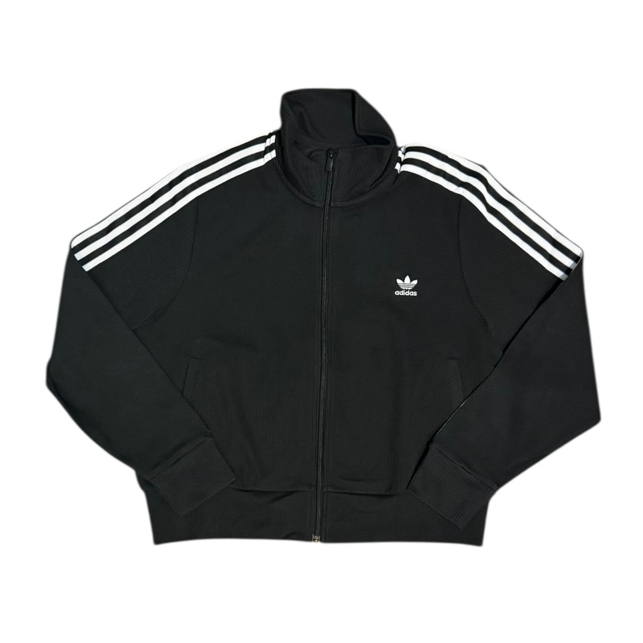 Adidas Knitted Black Track Jacket