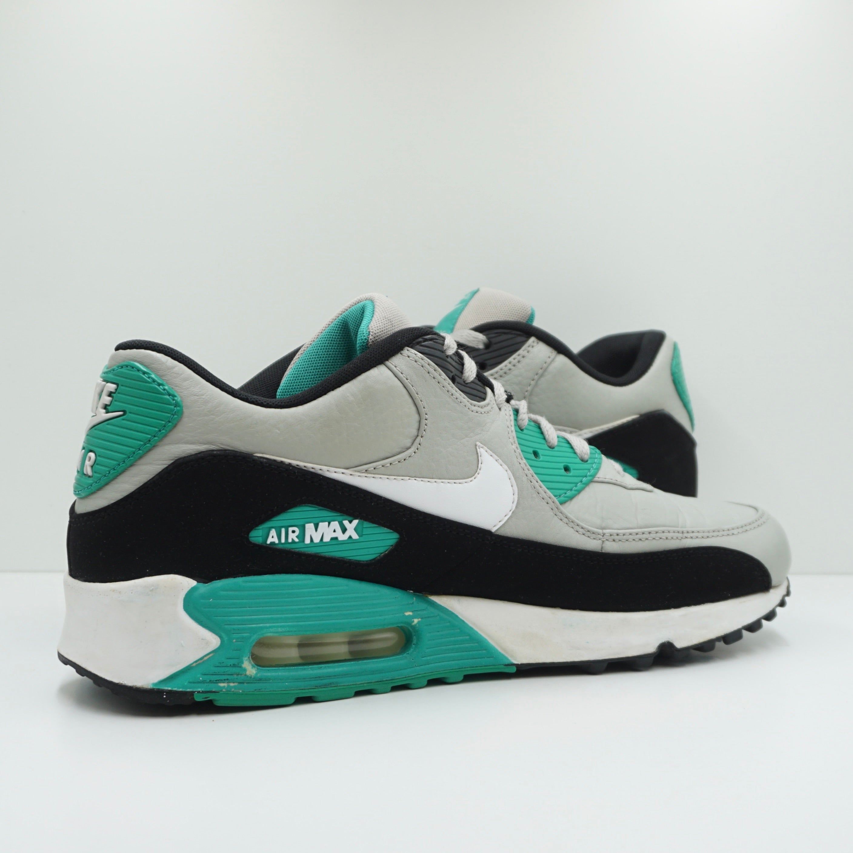 Nike Air Max 90 Leather Grey Green