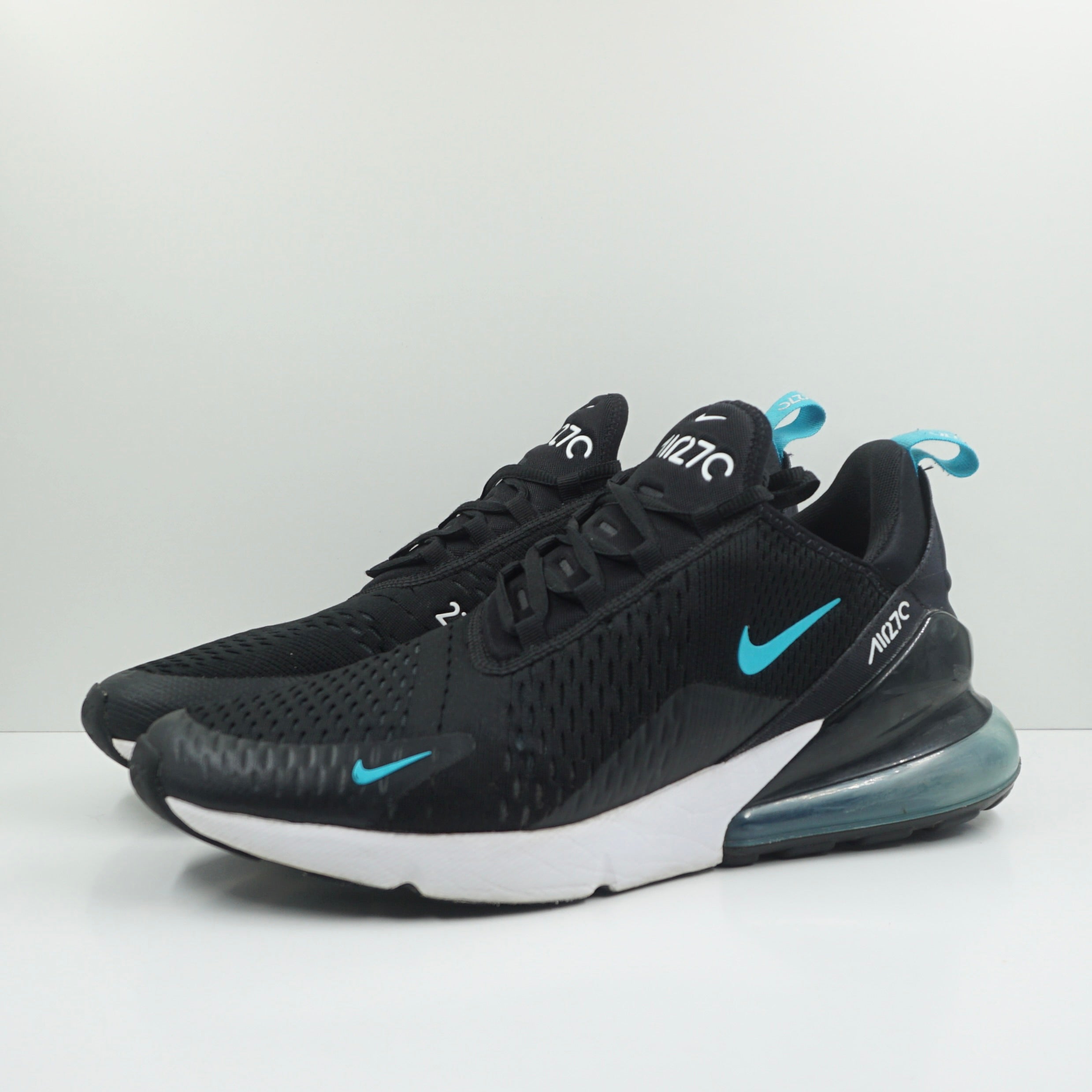 nike air max 270 black light blue fury