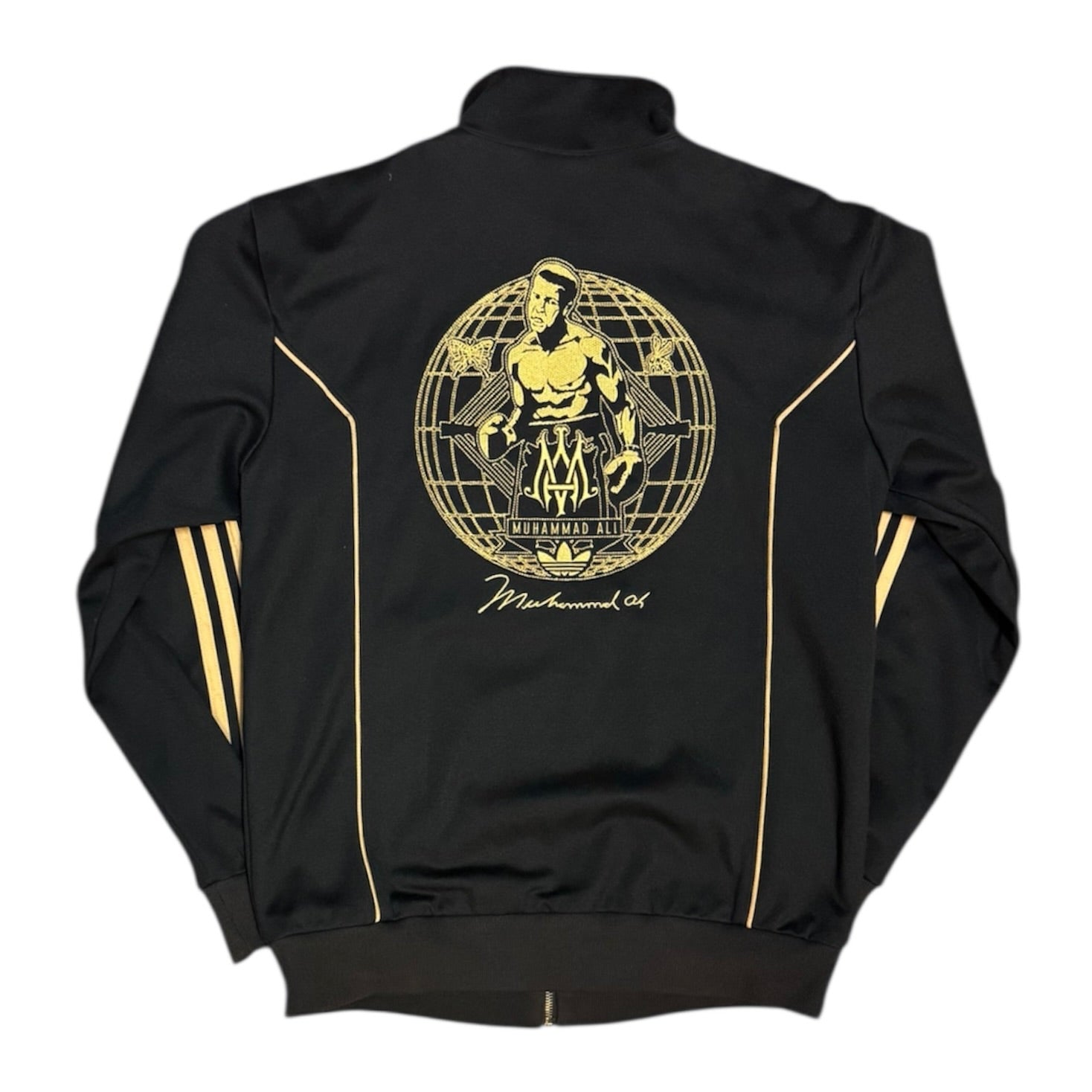 Adidas Muhammad Ali Black Gold Track Top Sample