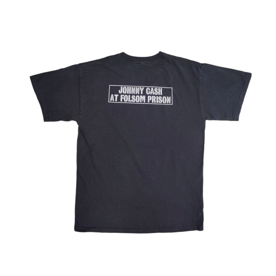 Johnny Cash At Folsom Prison 2004 Black Tshirt