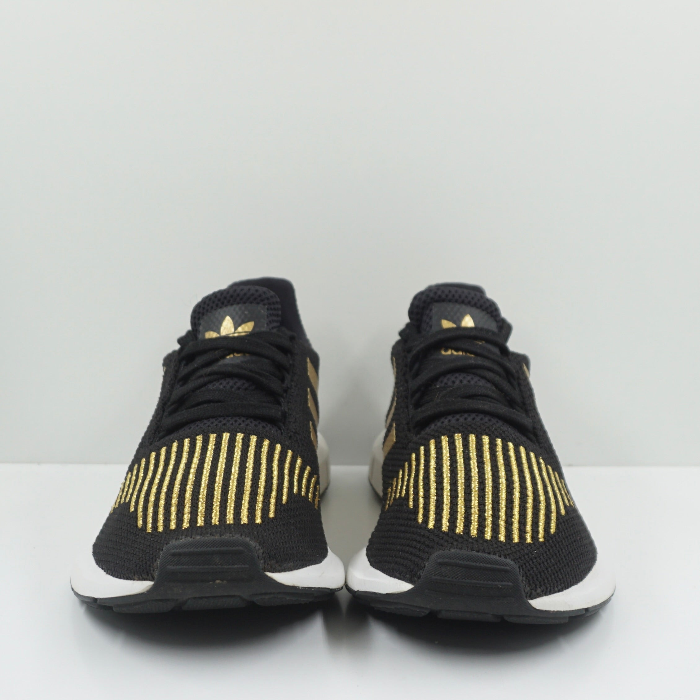 Adidas Swift Run Black Gold Metallic-White (W)