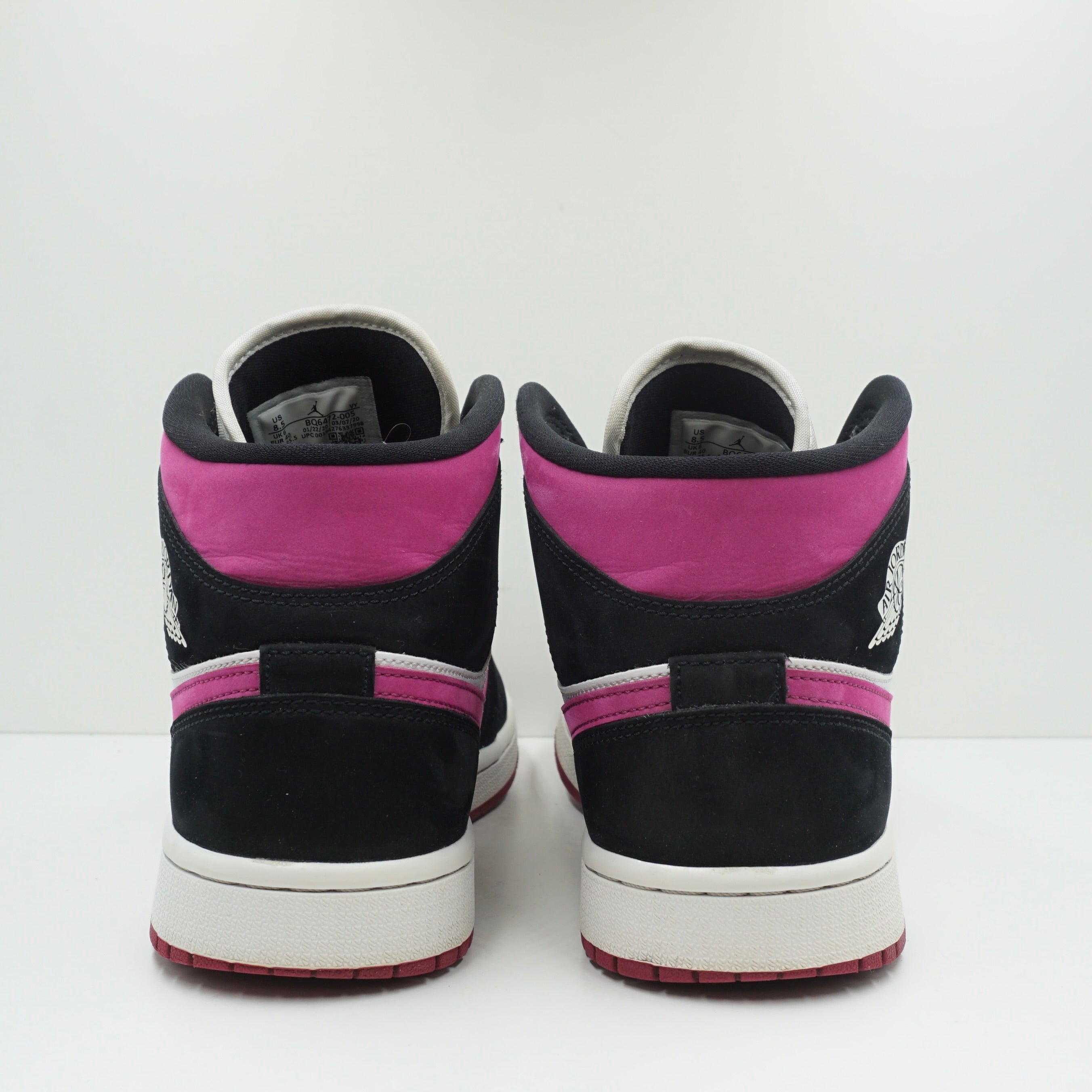 Jordan 1 Mid Magenta Black White (W)