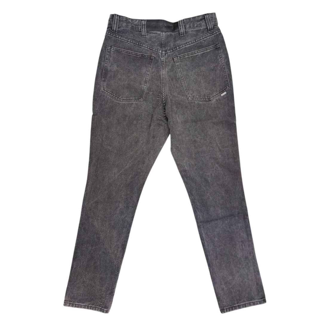 Gizmo Black Grey Tapered Jeans