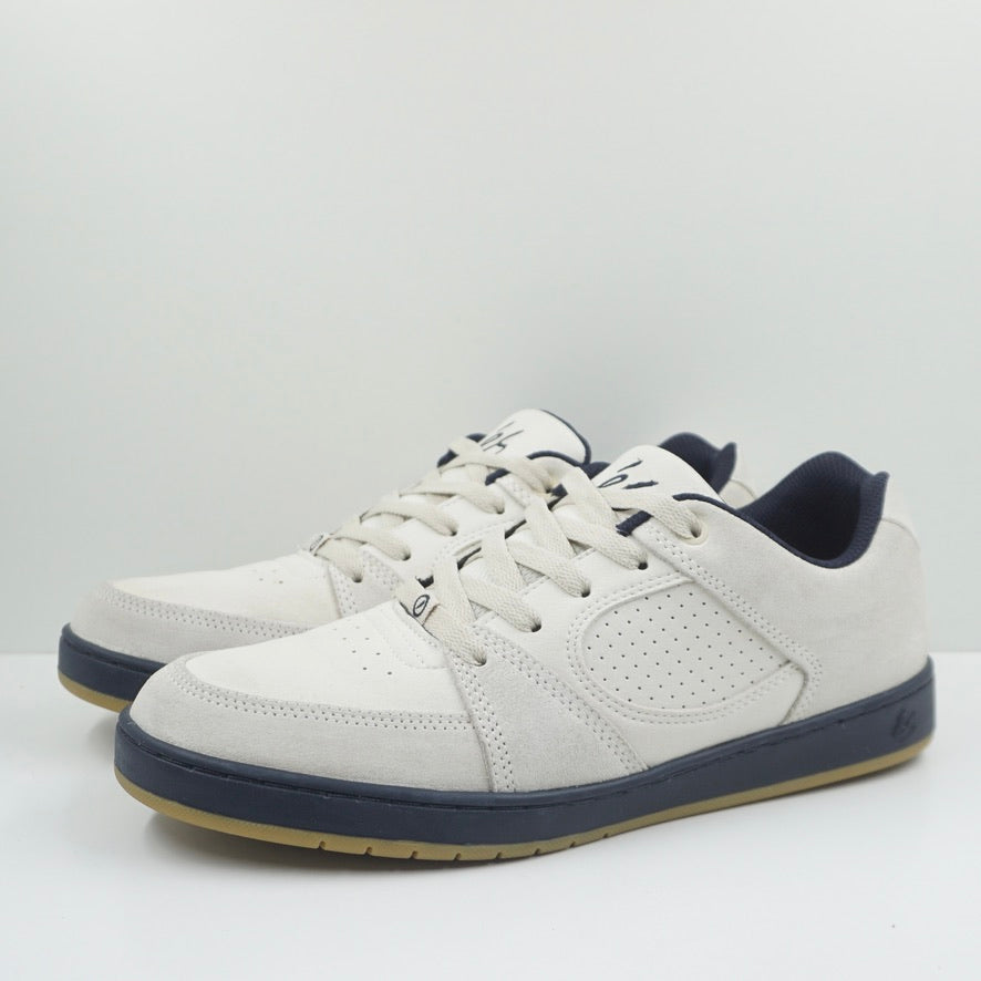 Es Skateboarding Accel Slim White Navy