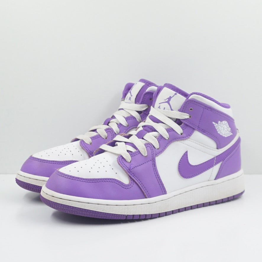 Jordan 1 Mid Purple Venom (GS)