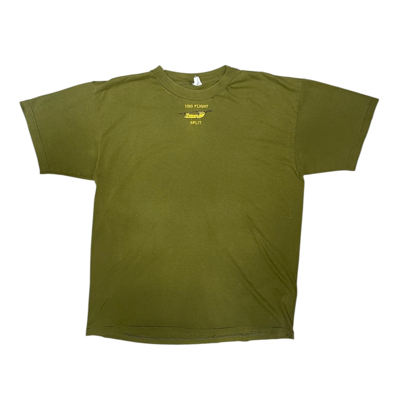 1310 Flight Split Green Tshirt