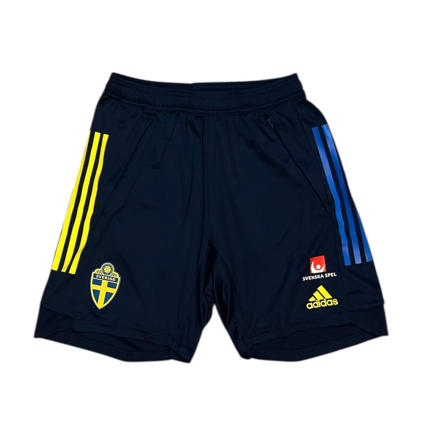 Adidas Sweden Navy Football Training Shorts