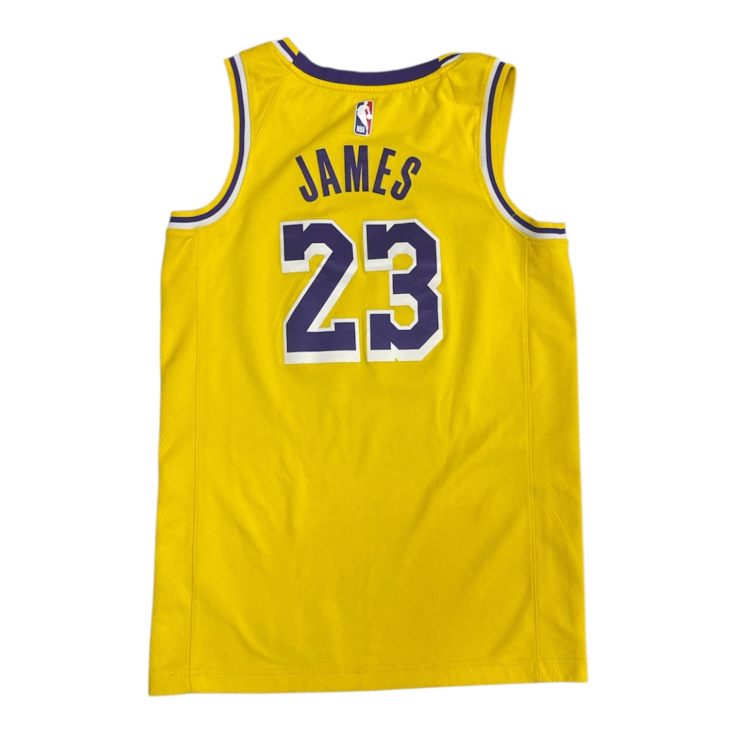 Nike Los Angeles Lakers James #23 Swingman Basketball Jersey