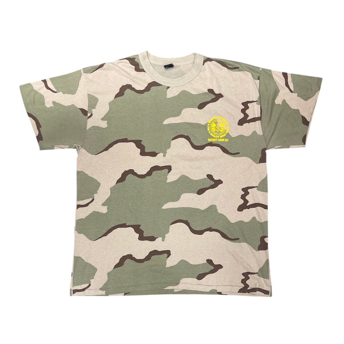 Vintage District Lodge 837 Camo Tshirt