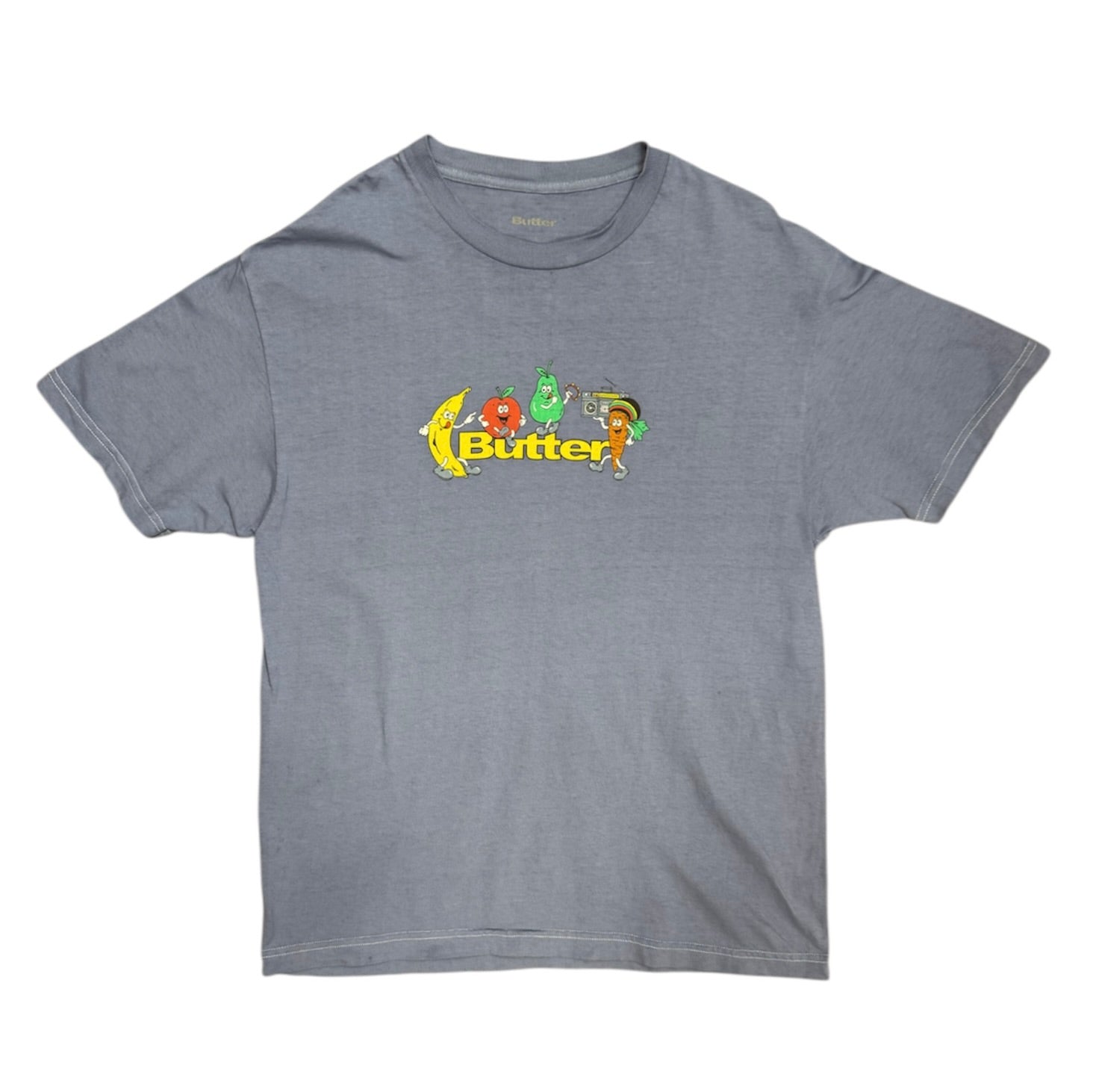 Butter Fruit Dyed Blue Tshirt