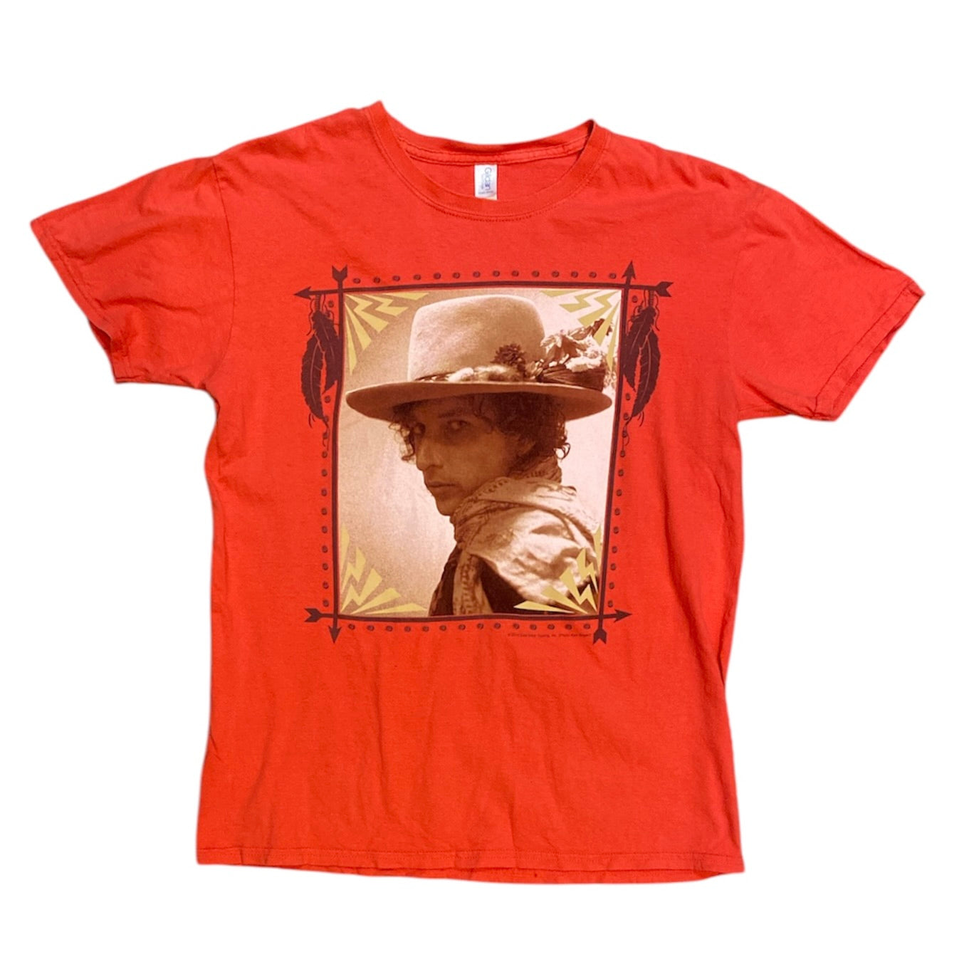 Bob Dylan 2010 Rolling Thunder Review Red Tshirt